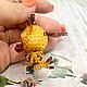 Амигуруми сова. Игрушка из бисера, брелок. Амигуруми куклы и игрушки. Biser_craft. Интернет-магазин Ярмарка Мастеров.  Фото №2