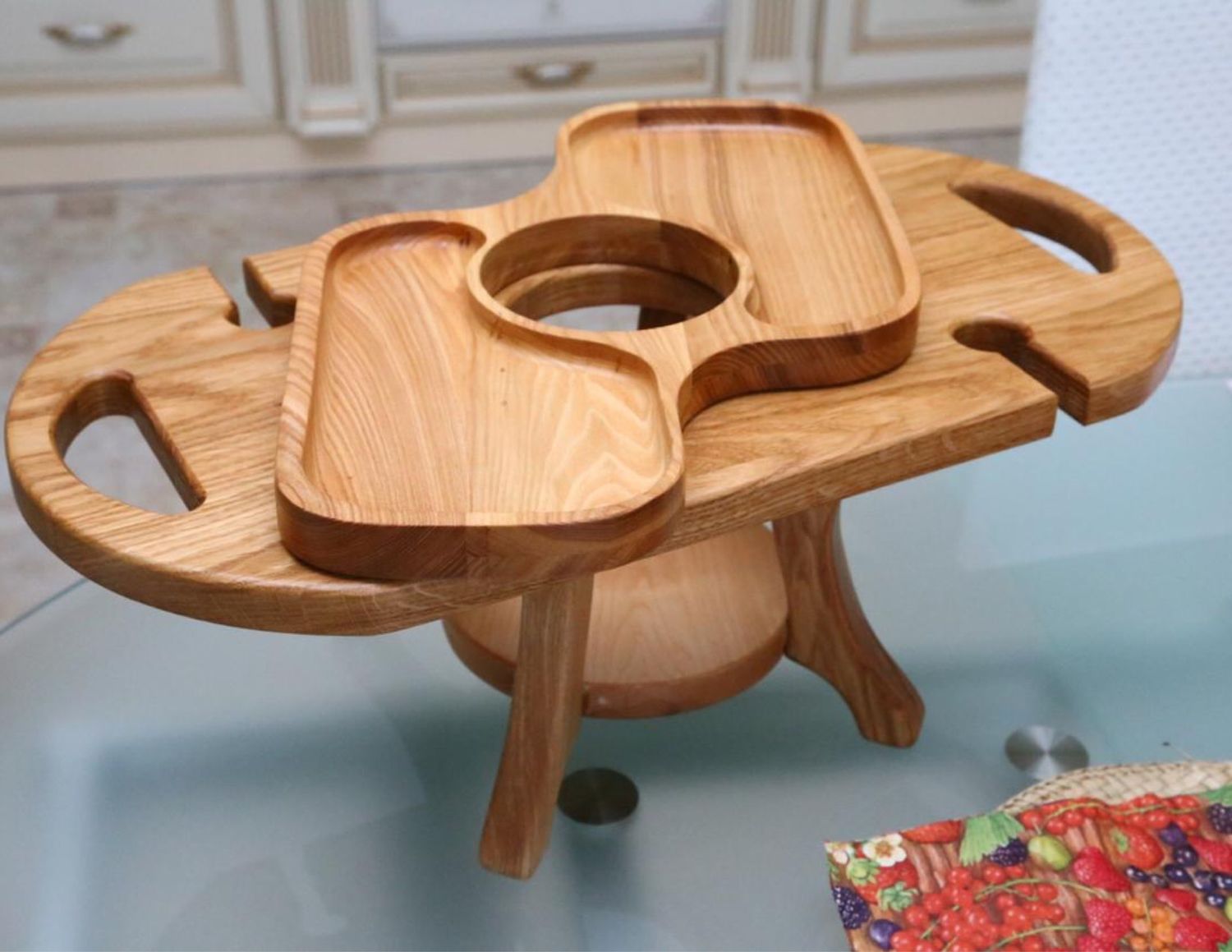 Менажница столик из дерева