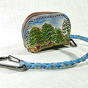 Сумки и аксессуары handmade. Livemaster - original item Leather coin purse 