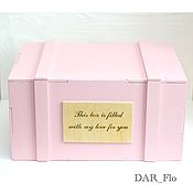 Для дома и интерьера handmade. Livemaster - original item boxes: Wooden box with lid gift packaging. Handmade.