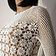 Crochet blouse made of natural silk. Blouses. Crochet by Tsareva. Online shopping on My Livemaster.  Фото №2