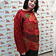 Felted sweater ' Terracotta', Sweaters, Moscow,  Фото №1
