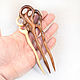 Order Hair clip made of wood ' Liana'. OakForest Wooden Jewelry. Livemaster. . Hairpins Фото №3