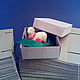 Коробочка 6х6х3 см ЗАГОТОВКА (50 шт) цвет белый. Материалы для кукол и игрушек. Лада Еникеева. Ярмарка Мастеров.  Фото №4