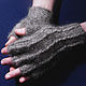 Men's knitted fingerless gloves Winds. Mitts. Warm Yarn. Online shopping on My Livemaster.  Фото №2