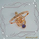 Ring 'Heart of Scorpio' gold 585, natural amethyst. Rings. MaksimJewelryStudio. My Livemaster. Фото №5