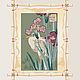 Схема вышивки крестом Японская картина Пейзаж Цветы и птица, Схемы для вышивки, Долгопрудный,  Фото №1