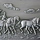 Заказать Винтаж: Веселый экипаж Цинковое панно Старая Германия Оригинал Авторский лого. гир. Ярмарка Мастеров. . Картины винтажные Фото №3