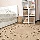 Заказать Круглый ковер из джута в бохо стиле. Алёна  (jute with soul ). Ярмарка Мастеров. . Ковры для дома Фото №3