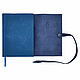 Синий ежедневник из натуральной кожи с эффектом Пулл-ап (Pull-Up). Ежедневники. Shiva Leather - изделия из кожи. Интернет-магазин Ярмарка Мастеров.  Фото №2