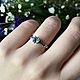 Заказать Помолвочное кольцо с топазом огранки сердце. Mintina Jewelry. Ярмарка Мастеров. . Кольцо помолвочное Фото №3