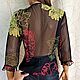 Винтаж: 42р-р, яркая блузка In Wear, Дания, шифон. Блузки винтажные. Vintazh_Vip_Stock. Интернет-магазин Ярмарка Мастеров.  Фото №2