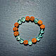 Bracelet made of Rudraksha and Fluorite. Bead bracelet. oko-siriusa. Online shopping on My Livemaster.  Фото №2