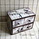 Mini chest of drawers Romantic rain. Mini Dressers. Gifts from Irina Egorova. My Livemaster. Фото №5