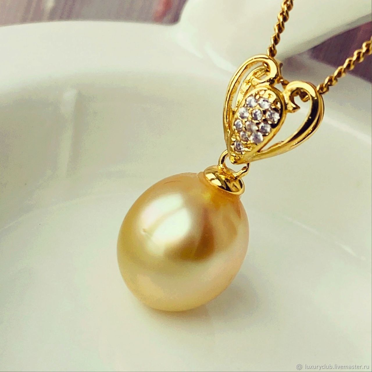 Pendant with a pearl of the South Sea 'Love' buy, Pendants, Tolyatti,  Фото №1