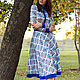'Katrin' Russian-style MIDI shirt dress, Dresses, St. Petersburg,  Фото №1