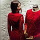 Order Lace Italy Crimson Suit. Платья LOVARTY. Livemaster. . Suits Фото №3