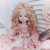 Alexsandra. textile collectible doll