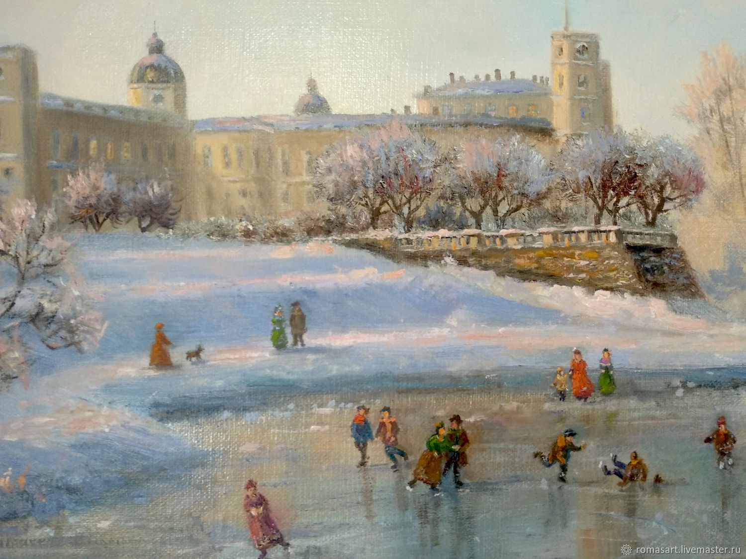 Картины Жданова зима Гатчинский дворец