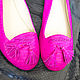 Mocasines de pitón en Fucsia. Loafers. Python Fashion. Ярмарка Мастеров.  Фото №5