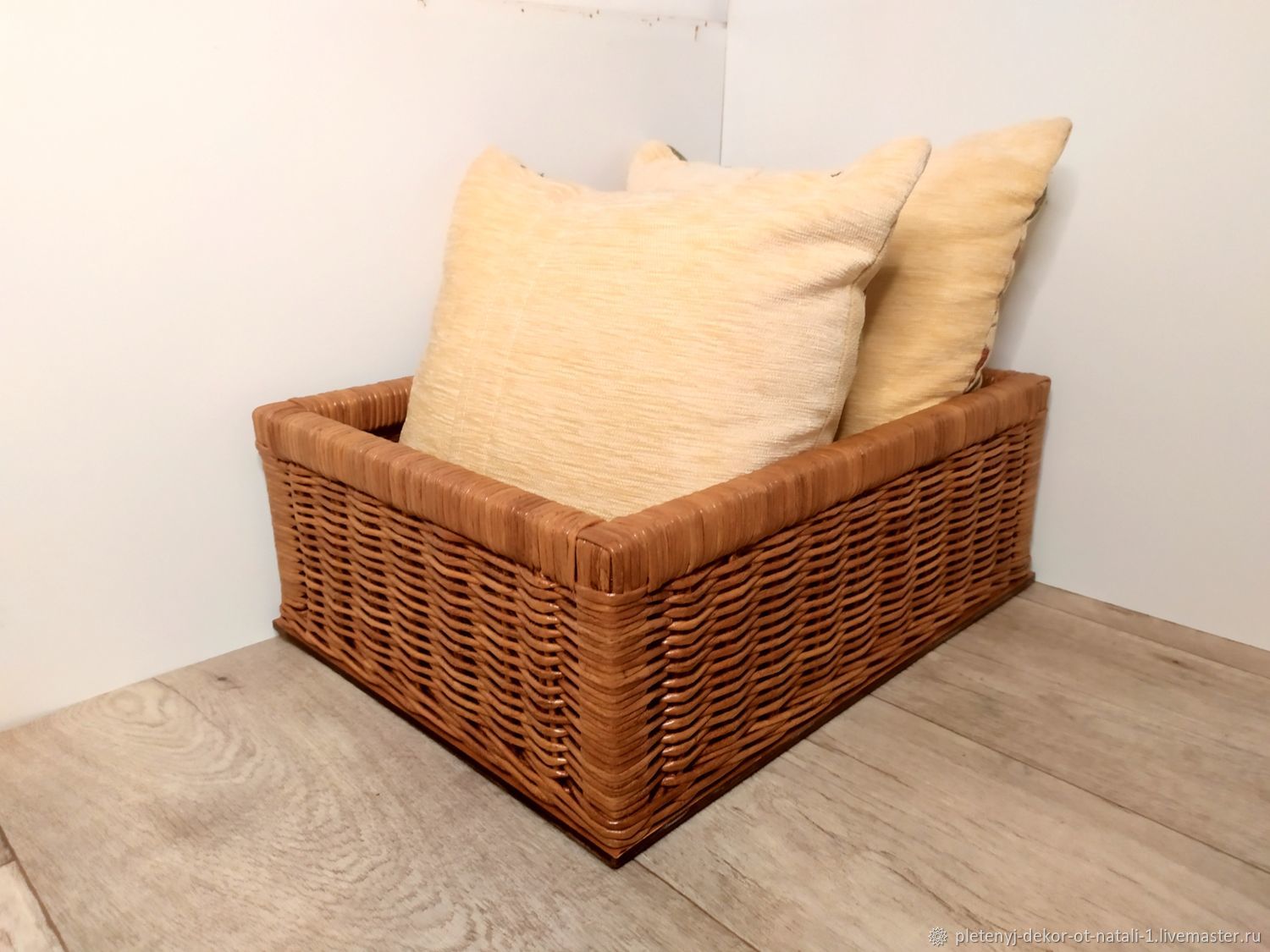 Плетеная корзина для хранения. Корзина в интернет-магазине Ярмарка ...