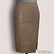 Medea skirt made of genuine leather/suede (any color), Skirts, Podolsk,  Фото №1