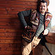 Knitted men's vest ' Rock art'. Childrens vest. asmik (asmik). Online shopping on My Livemaster.  Фото №2