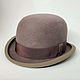 Felt bowler hat ' Smog'. Bowler hat. Felt Hats Shop. Online shopping on My Livemaster.  Фото №2