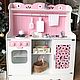 Children's play kitchen wooden with light in the oven. Doll furniture. Ludmila Omland. My Livemaster. Фото №6