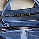 Джинсовая сумка, большая, мужская ,чемодан. Мужская сумка. Kate's JNS bags. Ярмарка Мастеров.  Фото №13