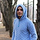 Мужской свитер "Ди Каприо"Небесный, Mens sweaters, Rostov-on-Don,  Фото №1