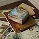 Сигаретница-шкатулка "Петербургские акварели" РАРИТЕТ. Шкатулки. Елена Иванова Романтические подарки. Ярмарка Мастеров.  Фото №4