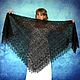 Black shawl. Shawls. Oksana (superplatok). Online shopping on My Livemaster.  Фото №2