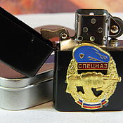 Сувениры и подарки handmade. Livemaster - original item Lighter with awards of Russia 