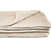 Полотенце льняное 50х70 "Журавли" серое - Полотенце из льна
