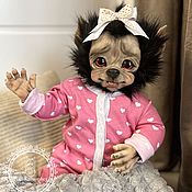 Куклы и игрушки handmade. Livemaster - original item Reborn Dolls: The werewolf cub doll. Handmade.