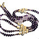 Order Long necklace of amethyst and citrine. Stoneshine. Livemaster. . Necklace Фото №3