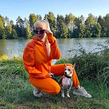 Спортивный костюм ,,Апельсинка".Пошив одежды на заказ.. Авторское ателье ,,Олизе". Одежда женская ручной работы - Ярмарка Мастеров Одежда женская ручной работы. Ярмарка Мастеров - ручная работа Спортивный костюм ,,Апельсинка".Пошив одежды на заказ.. Handmade.