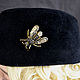 Шляпа пилотка черная. Шляпы. NovozhilovaHats. Ярмарка Мастеров.  Фото №4