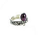 Silver Ring with Natural Garnet Night Trip. Rings. geliar. Online shopping on My Livemaster.  Фото №2