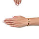 Rhinestone Bracelet, Gold bracelet with Stone, Transparent. Bead bracelet. Irina Moro. Online shopping on My Livemaster.  Фото №2