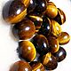 Tiger's Eye (egg 22 /16 mm) Griguatown(Griqualand, Transvaal) South Africa. Cabochons. Stones of the World. My Livemaster. Фото №6