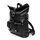 Backpack leather black Conti Mod SR33-711. Backpacks. Natalia Kalinovskaya. My Livemaster. Фото №4