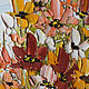 Landscape with flowers in autumn colors Textured oil painting with flowers. Pictures. Vereskaa. Online shopping on My Livemaster.  Фото №2