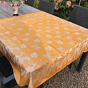 Винтаж handmade. Livemaster - original item Wild grape tablecloth, jacquard, Holland. Handmade.
