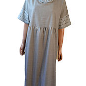 Одежда handmade. Livemaster - original item Elegant and light dress of free style made of cashmere and wool. Handmade.