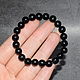 Order Bracelet with mantras 'Om Mani Padme hum' black agate. naturalkavni. Livemaster. . Bead bracelet Фото №3