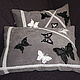 Комплект из 2х декоративных подушек " Вальс бабочек". Подушки. V#Victoria#V. Интернет-магазин Ярмарка Мастеров.  Фото №2