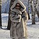 Order Fur coat Finnish volevogo Fox. Hooded. Zimma. Livemaster. . Fur Coats Фото №3