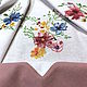Льняная скатерть с вышивкой Villeroy & Boch Mariefleur. Скатерти. ot Natalis. Интернет-магазин Ярмарка Мастеров.  Фото №2